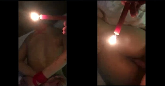 When I like to play intense sadism with candles